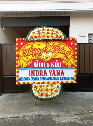 Papan Bunga Pernikahan sumberejo